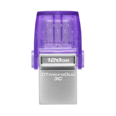 Clé USB Kingston DataTraveler microDuo 3C 128 Go USB + USB-C (Type-C) Violet — Kingston · Smarty Paris 18e