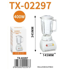 Mixeur Électrique 400W 1,5L CIAOBOSI TX-02297 | Smarty Paris