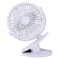 Mini Ventilateur de Bureau 3" USB Silencieux avec Pince AF-01 - Blanc · Smarty Paris