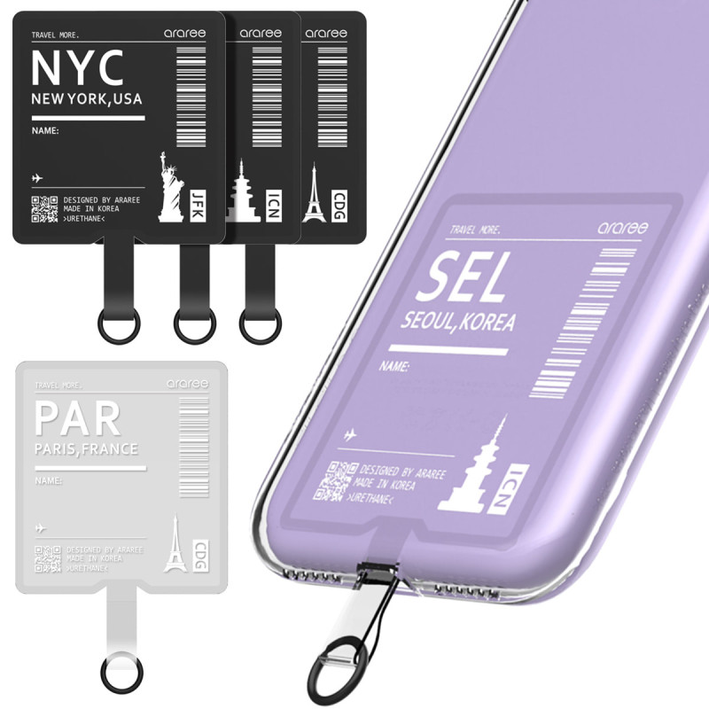 Étiquette Universelle pour Collier de Smartphone ARAREE Tag Holder — Araree · Smarty Paris 18e