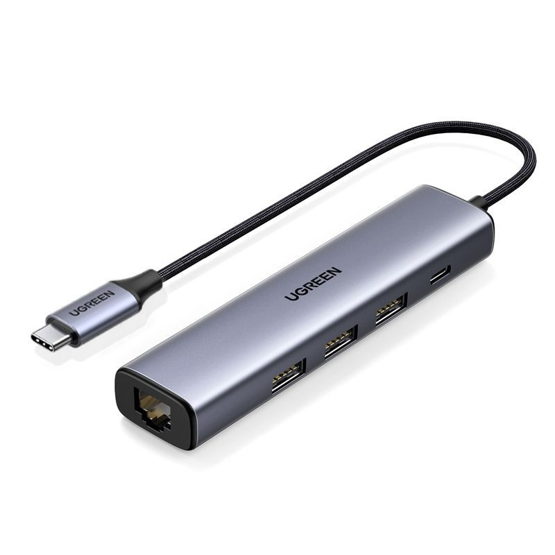 HUB Type-C 4 en 1 - UGREEN 20932 - 4 Ports USB 3.0 + RJ45 — Ugreen · Smarty Paris 18e