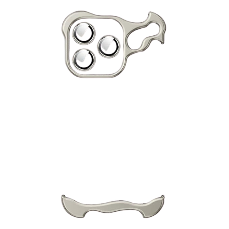 Coque robuste en métal sans cadre avec bouclier pour objectif – Argent — ECO · Smarty Paris 18e