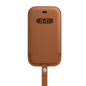 Housse en cuir véritable avec MagSafe pour Apple iPhone 12 Mini MHMP3ZE/A (Apple) - Marron — Apple · Smarty Paris 18e