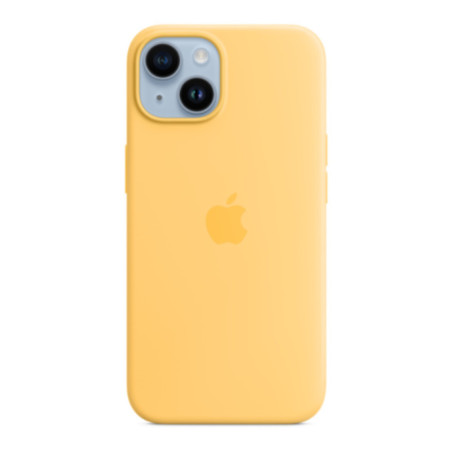 Coque en Silicone avec MagSafe iPhone 14 Orange (Apple) — Ap