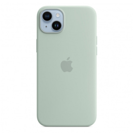 Coque en Silicone avec MagSafe iPhone 14 Plus Vert (Apple) —
