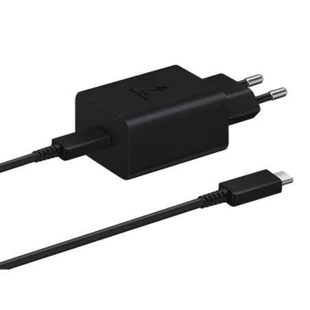 Kit Chargeur Type-C / Type-C Samsung EP-TA845XBEGCN 45W - 1M - Noir - Retail Box (Origine) — Samsung · Smarty Paris 18e