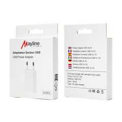 Adaptateur Secteur USB 5W (Mayline) | Smarty Paris 18e