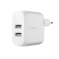 Kit Chargeur Lightning / 2 Ports USB-A + Câble vers USB-A BELKIN WCD001vf1MWH Boost Charge 24W — Belkin