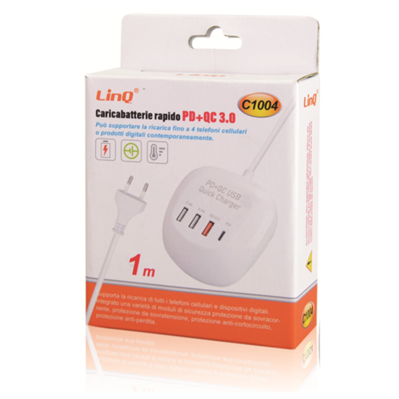 Station de Charge Rapid PD+QC 3.0 LinQ C1004 — LinQ · Smarty Paris 18e