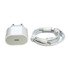 Kit Chargeur Type-C et Lightning 20W - Chargeur Rapide C'est carré — Eco-Solution · Smarty Paris 18e