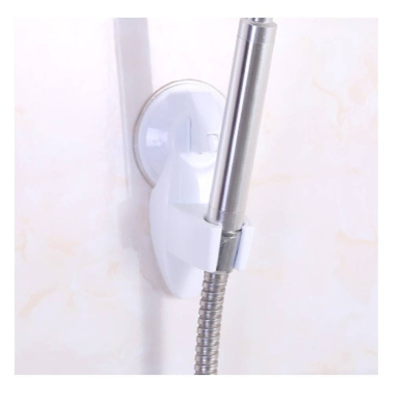 Support de Fixation de Pommeau de Douche Sans Trou Blanc pour Salle de Bain · Smarty Paris