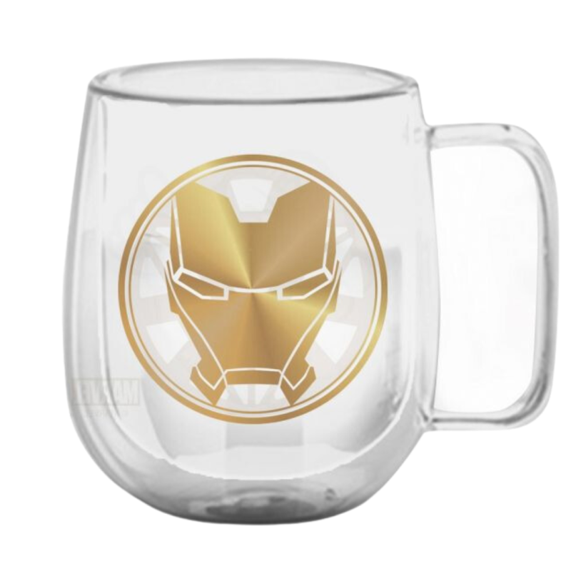 Mug en Verre à double paroi Stor Marvel - Iron Man - 290ML · Smarty Paris