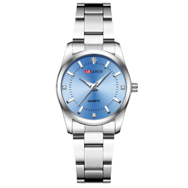 Montre à Quartz Étanche pour Femmes Lazada Bracelet en Acier Inoxydable - Bleu — ECO · Smarty Paris 18e