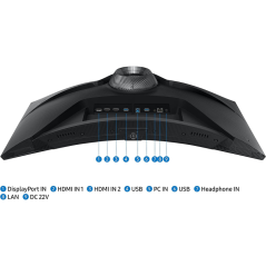 Écran PC Gaming Samsung Odyssey G6 LS27BG650EUXEN 27" QHD - 240 Hz / FreeSync / Dalle VA - Noir - Reconditionné avec Chargeur Câ