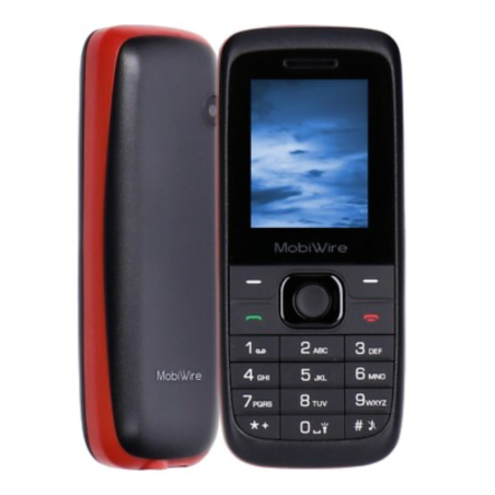 Téléphone Portable Mobiwire Nakai 1.8" - Noir — Reconditionn