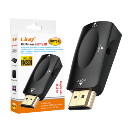 Adaptateur Video HDTV Vers VGA LinQ OTG7391 | Smarty Paris 1