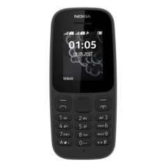 Téléphone Portable Nokia 105 4e édition 1.77" - Noir - Neuf