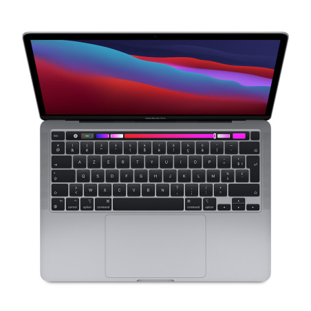 MacBook Pro 13" A2338 8 Go/512 Go SSD - Apple M1 - Gris - AZERTY - Grade B - Sans Chargeur