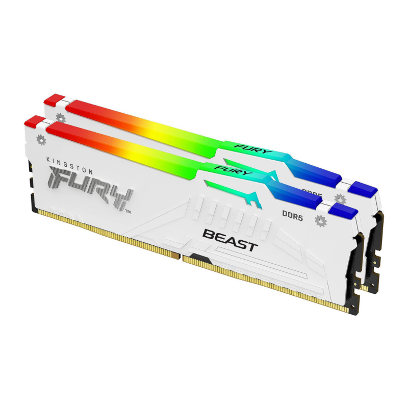 Mémoire PC Kingston Fury Beast 32Go RGB (2x16Go) DDR5 6000MHz · Smarty Paris