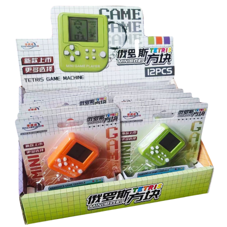 Mini Console De Jeu Rétro Tétris - Lot de 12 | Smarty Paris 