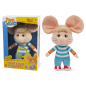 Peluche Grandi Giochi Topo Gigio Parlante souris gris polo - 38cm · Smarty Paris