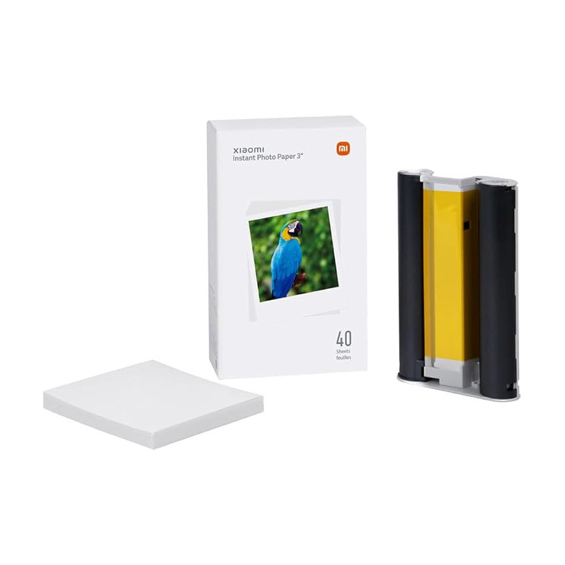 Papier Photo Imprimante Xiaomi Instant Photo 1S 40 Feuilles - 3″ · Smarty Paris
