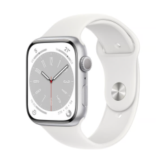 Montre Connectée Apple Watch Series 9 GPS 45 mm Argent Aluminium (Sans Bracelet et Accessoires) - Grade A