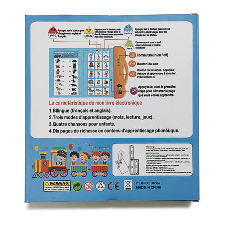 Livre interactif tactile – bilingue français- | Smarty Paris