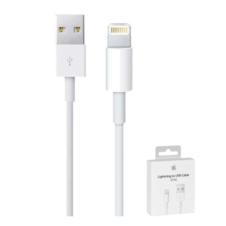Câble USB / Lightning - 2M MD819ZM/A - Retail Box (Apple)