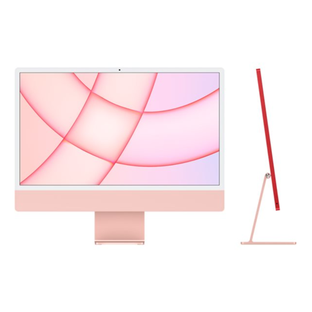 iMac 4.5K 24" - 8 Go/512 Go SSD - Apple M1 - Rose - Comme Neuf avec Chargeur et sans accessoires