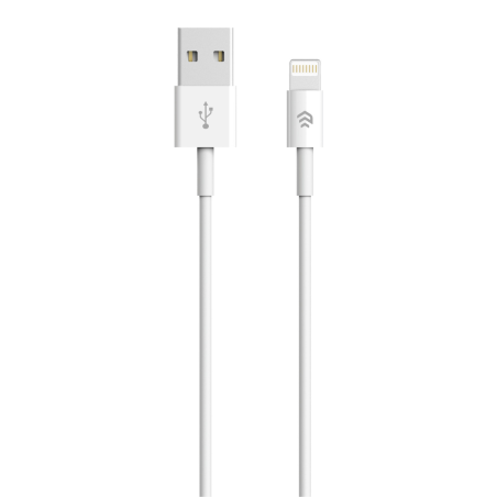 Câble USB / Lightning - Devia Smart Series - 5V 2.1A 1M - Blanc — Devia · Smarty Paris 18e