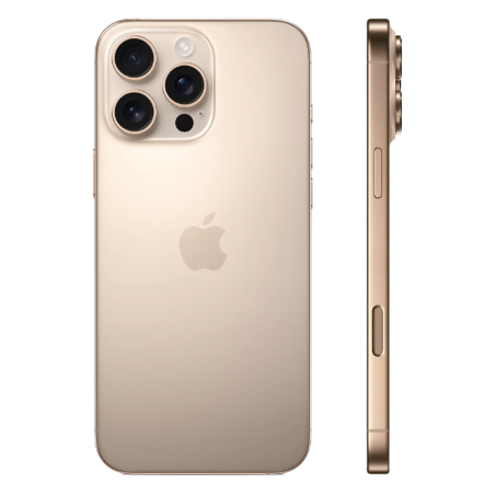 iPhone 16 Pro 256 Go Titane Sable - Comme Neuf (Batterie 100%)
