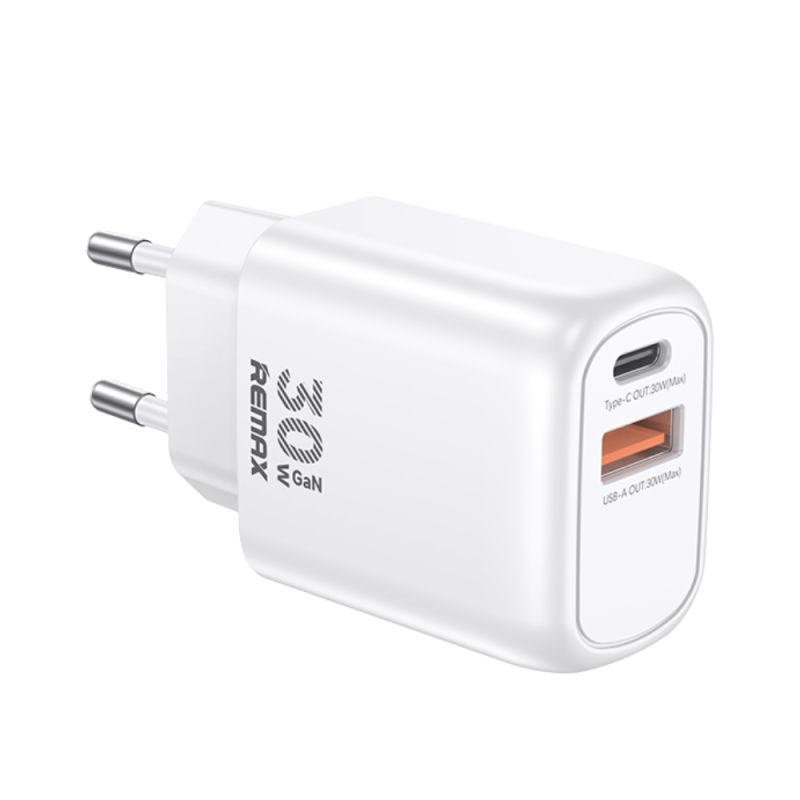 Prise Chargeur A+C 30W REMAX Kings Series RP-U18 EU - Blanc — REMAX · Smarty Paris 18e
