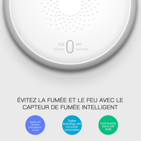 Détecteur de fumée intelligent - Orvibo SF30 90*37mm
