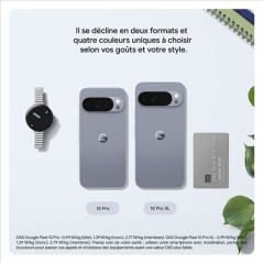 Google Pixel 10 Pro 5G 128 Go Dual Sim RAM Noir GA09601-GB - Neuf