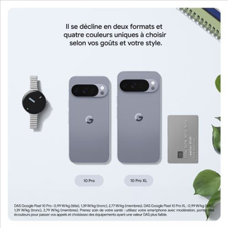 Google Pixel 10 Pro 5G 128 Go Dual Sim RAM Noir GA09601-GB - Neuf