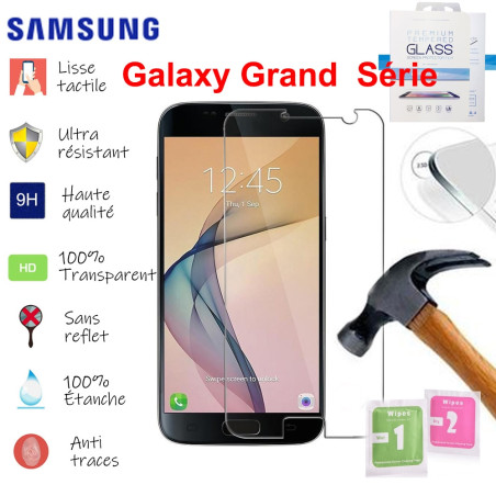 Verre Trempé HD - SAMSUNG Galaxy Grand 2 3 Pr | Smarty Paris