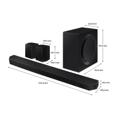 Barre de Son Samsung HW-Q990B Dolby Atmos 11.1.4 - Noir - Occasion avec Chargeur Câble — Samsung · Smarty Paris 18e · Smarty Par