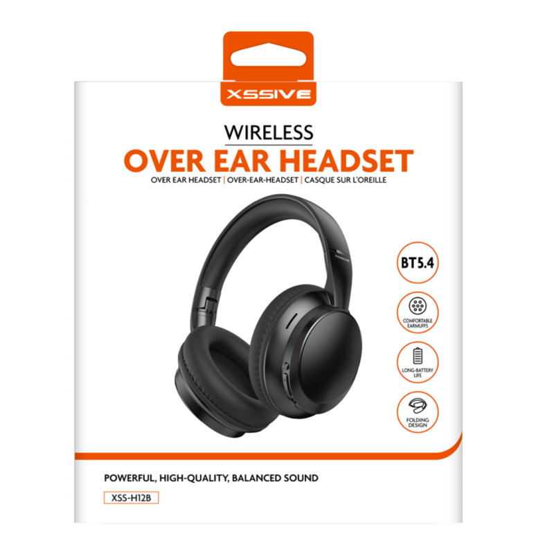 Casque Bluetooth XSSIVE XSS-H12B - Noir — Accessoire · Smarty Paris 18e