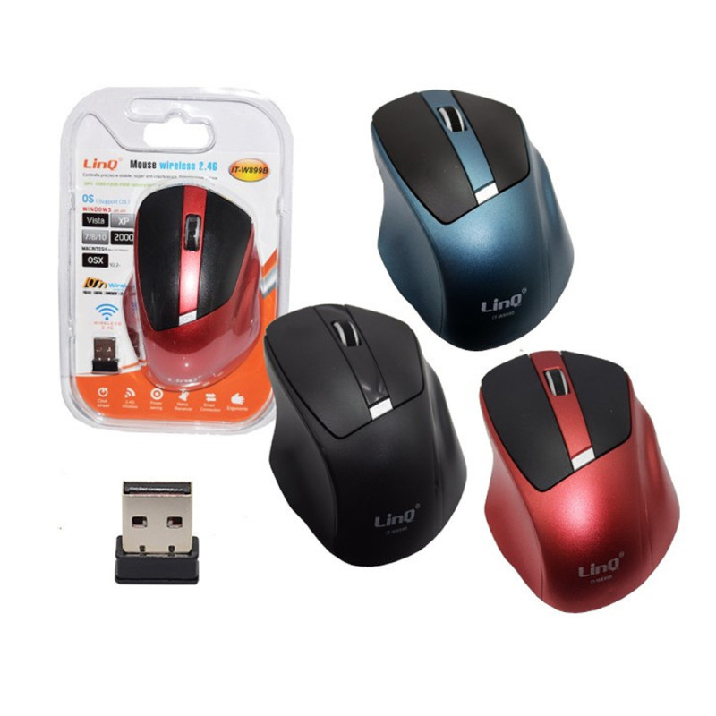 Souris Sans Fil Noir LinQ IT-W899B — LinQ · Smarty Paris 18e
