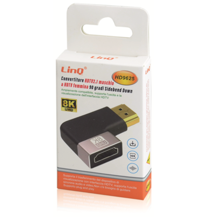 Convertisseur HD mâle vers femelle LinQ HD9625