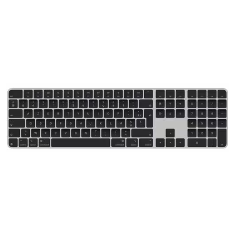 Clavier Bluetooth Magic Keyboard avec Touch ID et pavé numérique - Français AZERTY MXK83F/A - Noir (… — Apple · Smarty Paris 18e