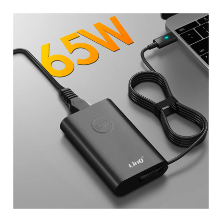 Chargeur Secteur PC 65W / 20V 3.25A Type-C Li | Smarty Paris