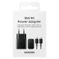 Kit Chargeur Type-C / Type-C Samsung 15W Noir EP-T1510XBE - Retail Box (Origine) — Samsung · Smarty Paris 18e