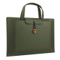 Sac en Similicuir pour Ordinateur Portable BINJK 13-14 Pouces - 3 Compartiments - Vert — BINJK · Smarty Paris 18e
