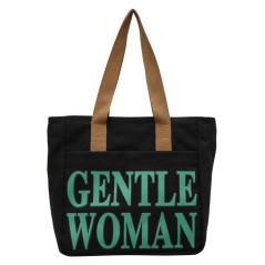 Sac à bandoulière en toile 33*41*12cm - Noir | Smarty Paris 