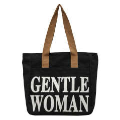 Sac à bandoulière en toile 33*41*12cm - Noir | Smarty Paris 