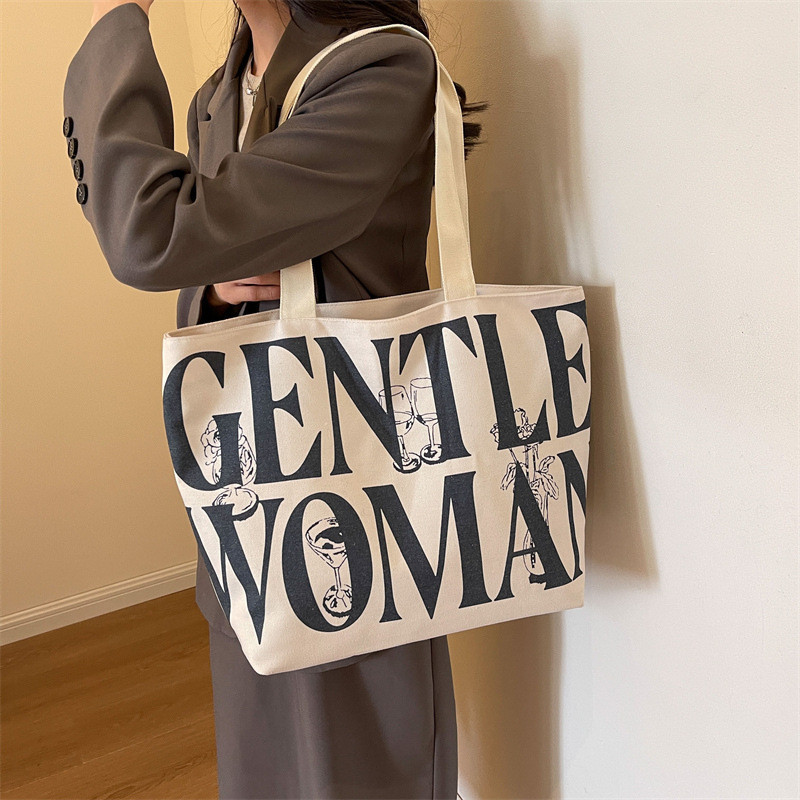 Sac à bandoulière en toile 33*44*13cm - Noir — ECO · Smarty Paris 18e