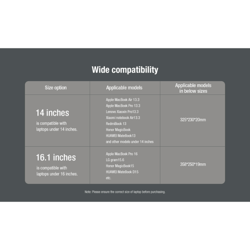 Housse en Cuir Grainé pour Ordinateur Portable Polyvalente Nillkin - Noir — Accessoire · Smarty Paris 18e