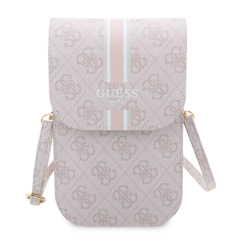 Pochette pour téléphone portable 4G Stripes Guess GUWBP4RPSP – Rose — Accessoire · Smarty Paris 18e
